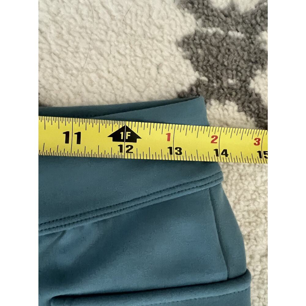 HALARA Blue Green Sculpt Knit Booty Boost High Waist Flare Pants Sz M NWT - Picture 9 of 11